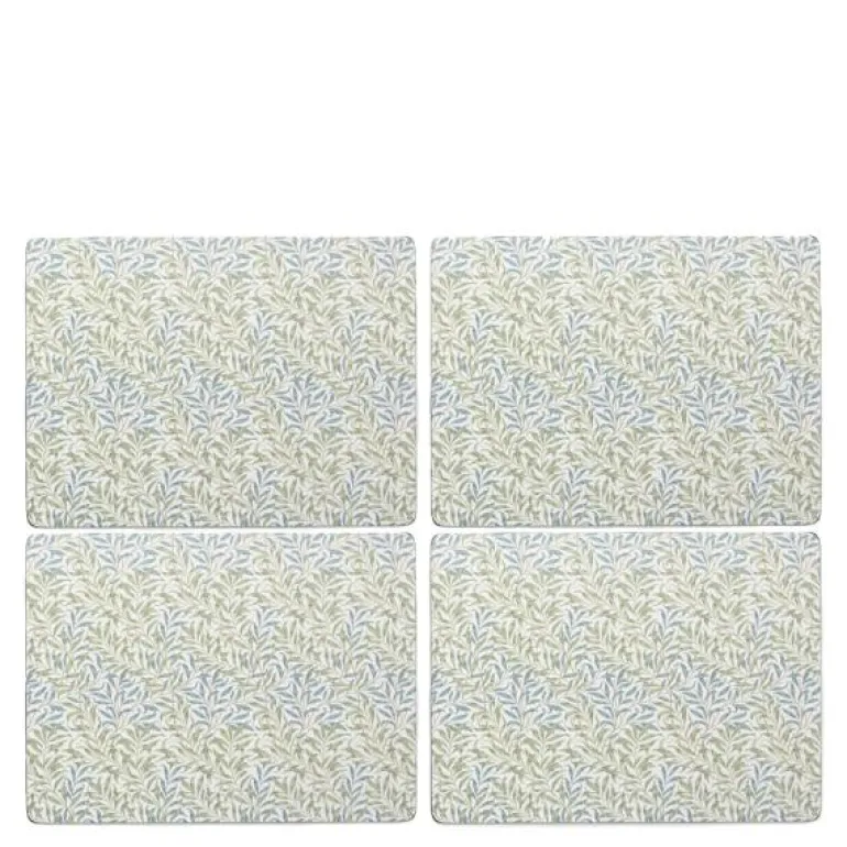 Morris & Co bordbrikke Willow Bough 4 stk flerfarget