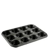 Muffinsform 12 stk 27x36x3 cm stål