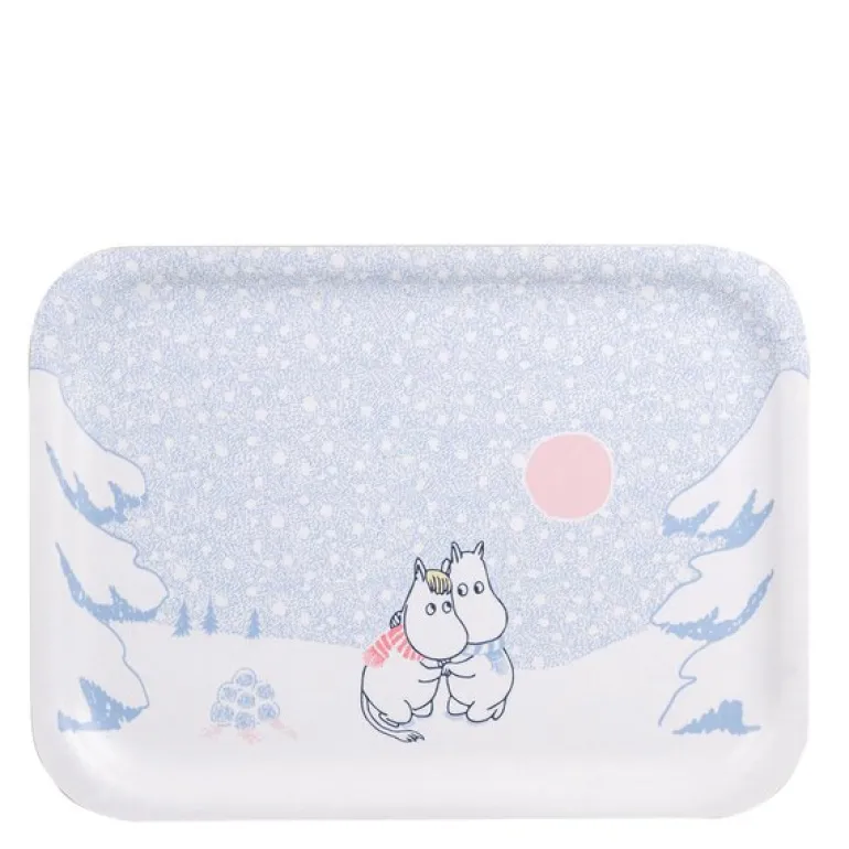 Mummi brett 27x20 cm la det snø