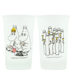 Mummi drammeglass 5 cl 2 stk hattifnatt/mummitrollet