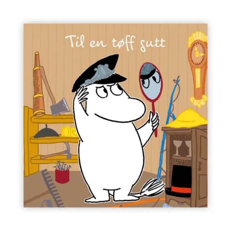 Mummi kort dobbelt Til en tøff gutt brun