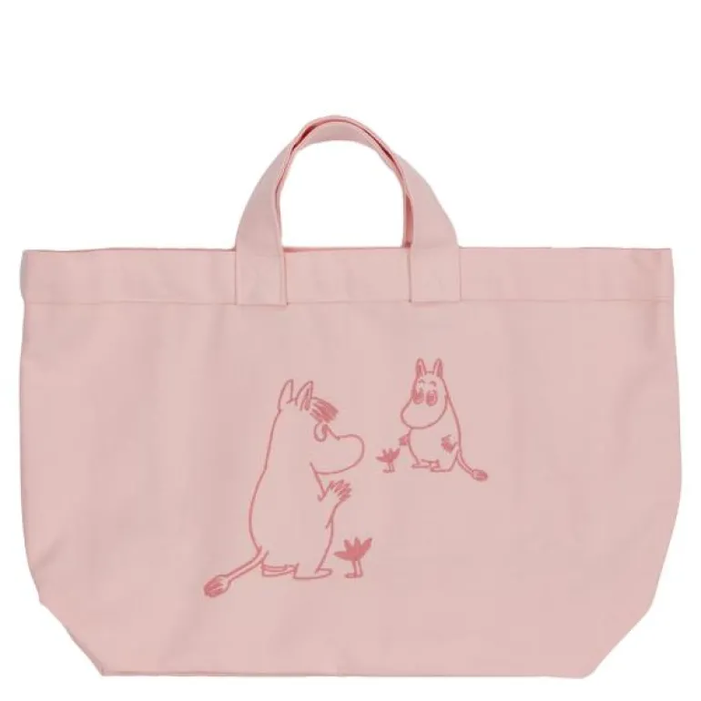 Mummi totebag Kjærlighet rosa