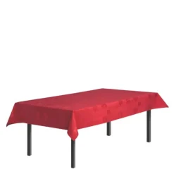 Natale juleduk i damask 150x320 cm red