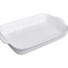 Natural Canvas stor rektangulær ildfast form naturlig