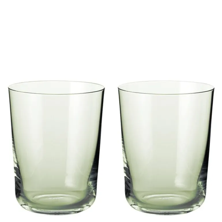 New York vannglass 34 cl 2 stk emerald