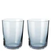 New York vannglass 34 cl 2 stk sapphire