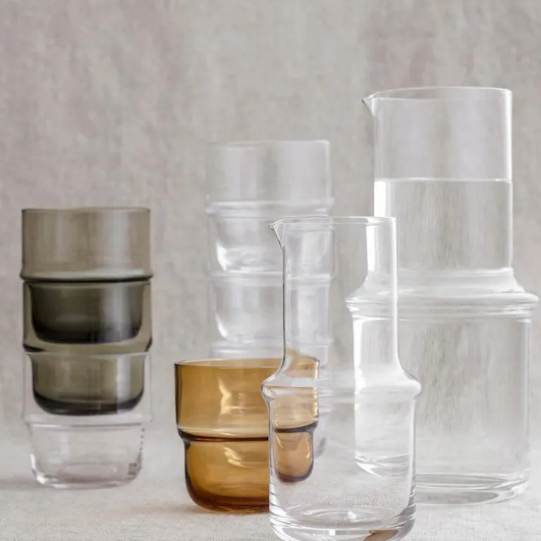 NM& Unda glass 25 cl 2 stk grey