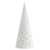 Nobili juletre 25,5 cm snehvit