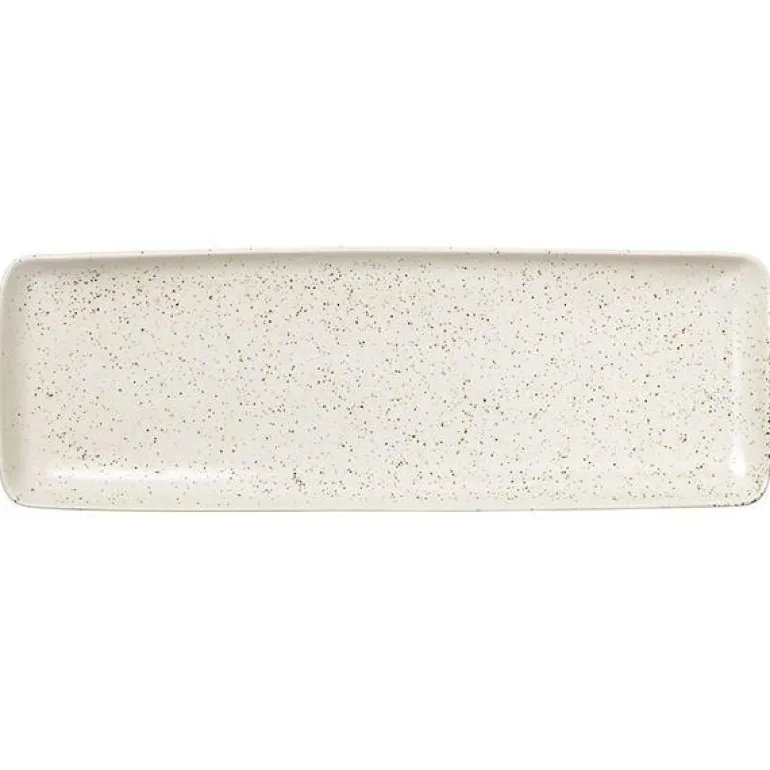 Nordic Vanilla firkantet fat 12,5 cm kremhvit