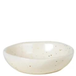Nordic Vanilla smørskål 7x2 cm kremhvit