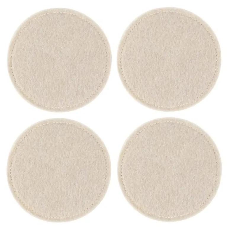 Nuno glassbrikker 4 stk beige