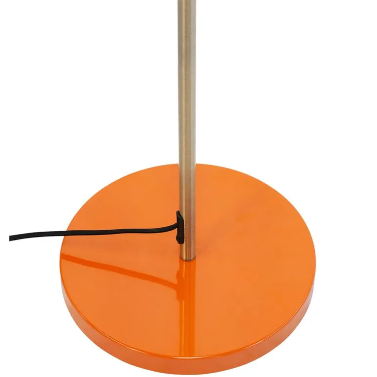 Ocean gulvlampe 160 cm orange/messing