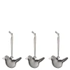 Oiva Toikka Collection glassfugler mini 3 stk grå