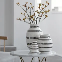 Omaggio vase 30,5 cm sølv