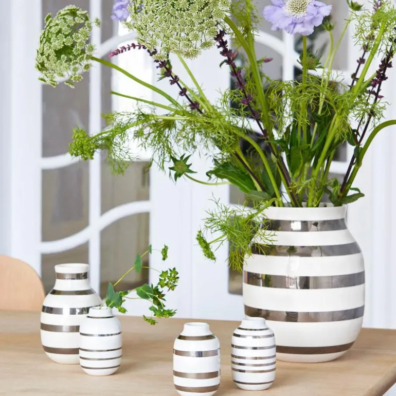 Omaggio vase miniatyr sølv 3 stk
