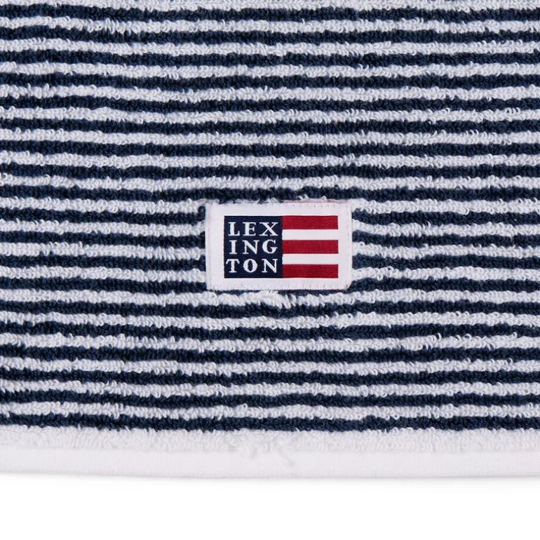 Original håndkle 70x130 cm stripet hvit/navy
