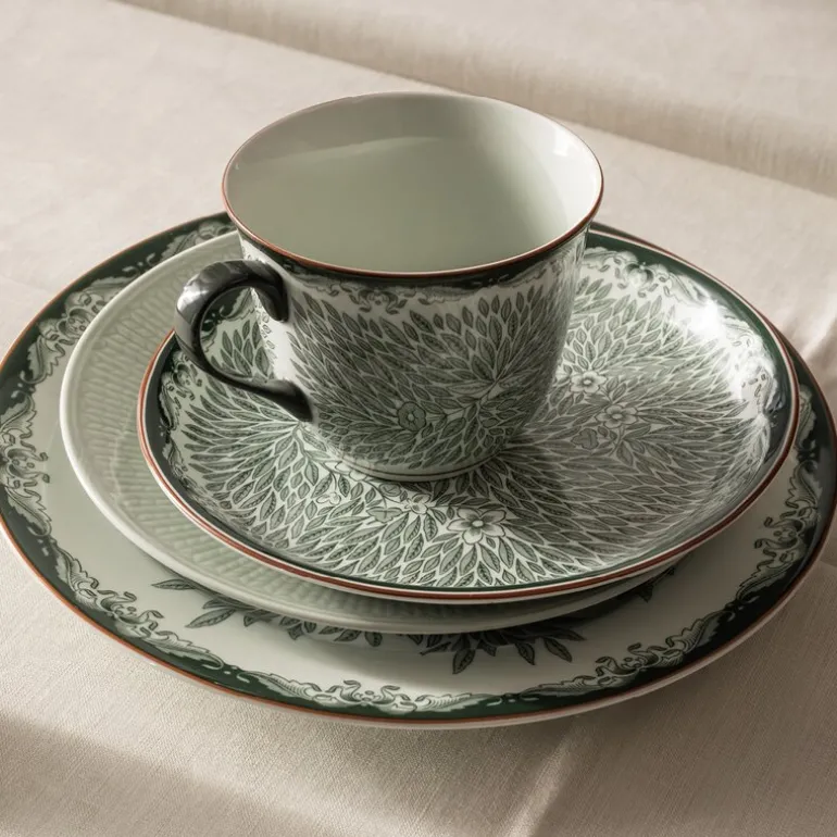 Ostindia Floris tallerken 27 cm grønn