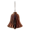 Pappia juletrepynt papir 13 cm brun
