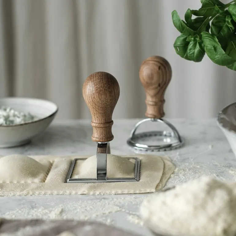 Pasta La Vista ravioli stempelsett 2 deler natur/blank