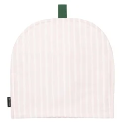 Piccolo tevarmer rosa/hvit