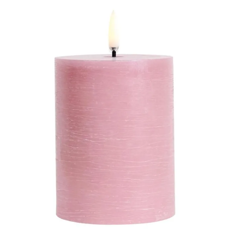 Pillar LED-kubbelys 7,8x10,1 cm rosa