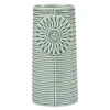 Pipanella Lines oval vase 18,1x8,5 cm grønn