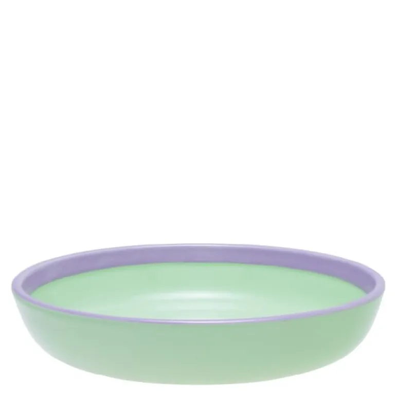 Play skål/tallerken 22 cm mint/lilla