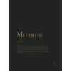 Poster mormor 30x40 cm svart