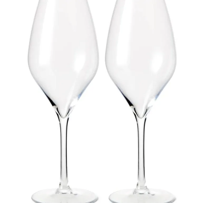 Premium champagneglass 37 cl 2 stk klar