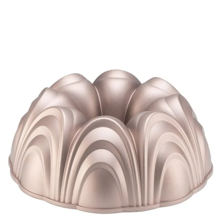 Premium kakeform regnbue 25 cm rose gold