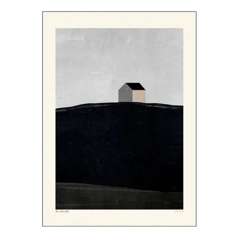 PSTR Studio poster 50x70 cm nordic den svarta kullen