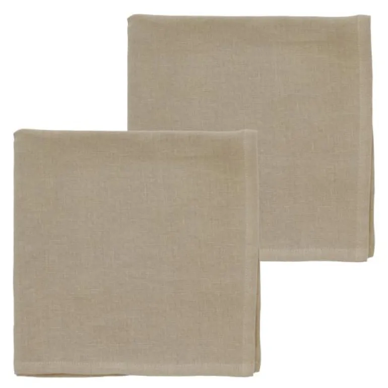 Pure Linen tøyserviett 2 stk nature