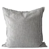 Putetrekk lin 50x50 cm grey/white