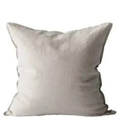Putetrekk lin 50x50 cm warm grey