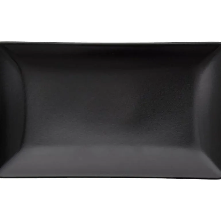 Quadro tallerken 25x15 cm svart
