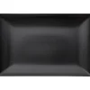 Quadro tallerken 30x20 cm svart