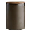 RAW Metallic Brown redskapskrukke med lokk 15x10 cm teak