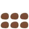 RAW Organic glassbrikke 6 stk mocca