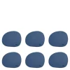 RAW Organic glassbrikke 6 stk dark blue