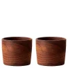 RAW Teak eggeglass 5x4,3 cm