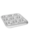 Recycled Aluminium muffinsbrett for 9 muffins 24x22 cm