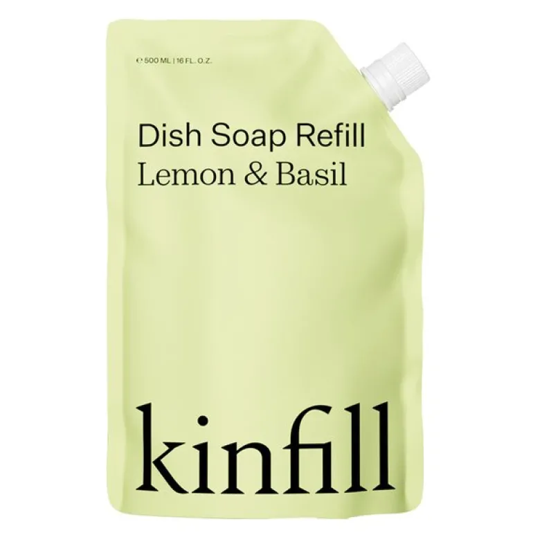 Refill oppvaskmiddel 500 ml lemon & basil