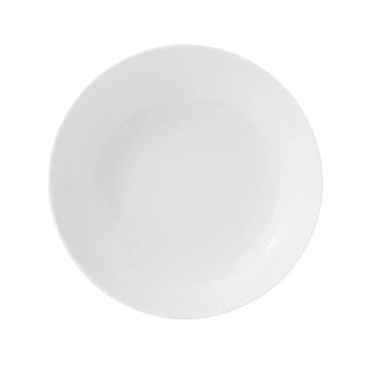 Rhombe coupe tallerken 20 cm hvit