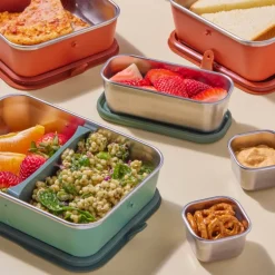 Rise snackboks 8 cl børstet stål