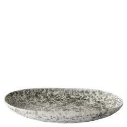 Rivoli serveringsfat liten 37x21,5 cm green splatter