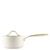 Royal Pearl kaserolle med lokk 2L hvit