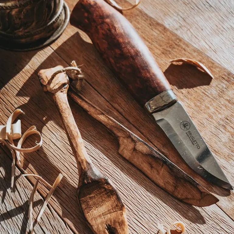 Rypa allroundkniv 17 cm masurbjørk