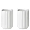 Salt og pepper sett 6 cm hvit