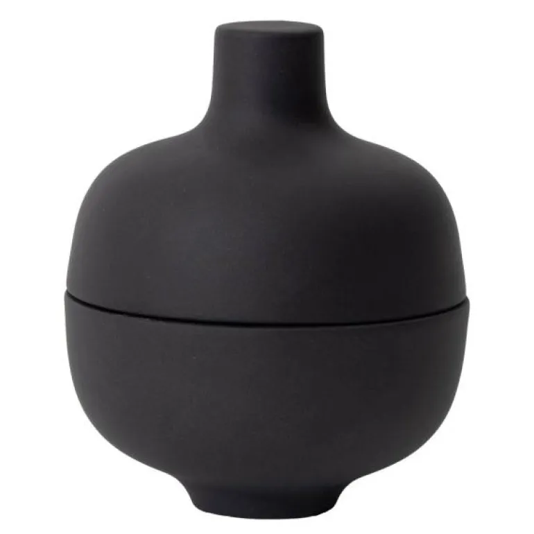 Sand Secrets skål 8 cm black clay
