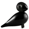 Sangfugl ravn stor svart